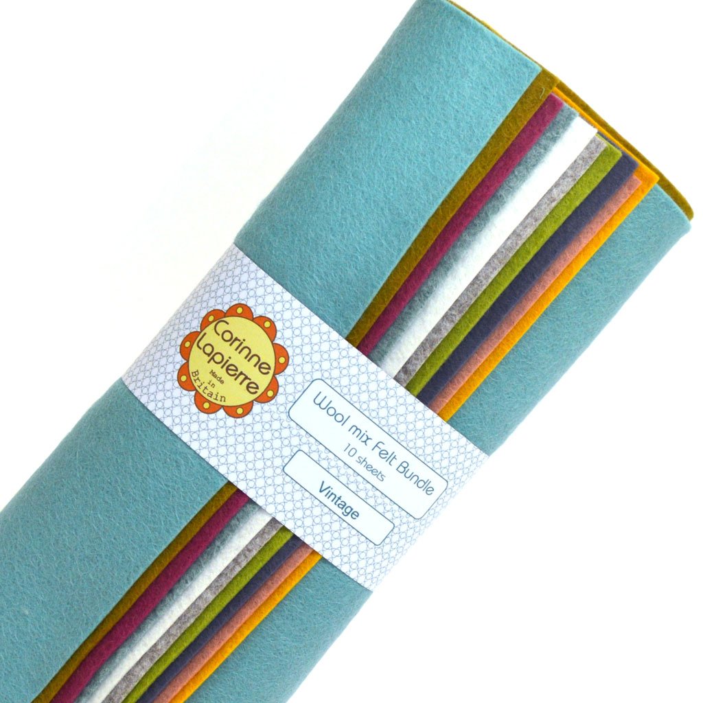 Wool Blend Felt Bundle - Vintage