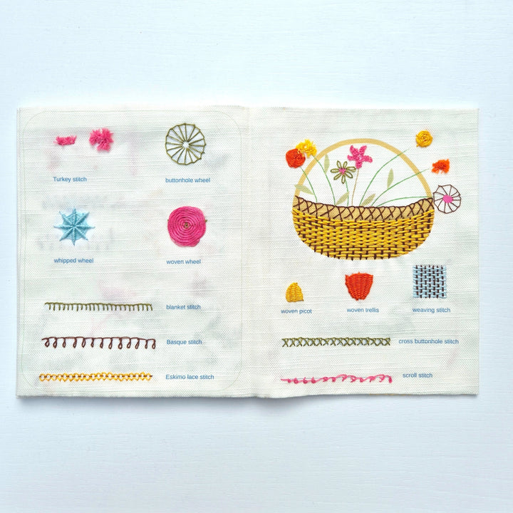 Little Mouse Embroidery Sampler Book Kit
