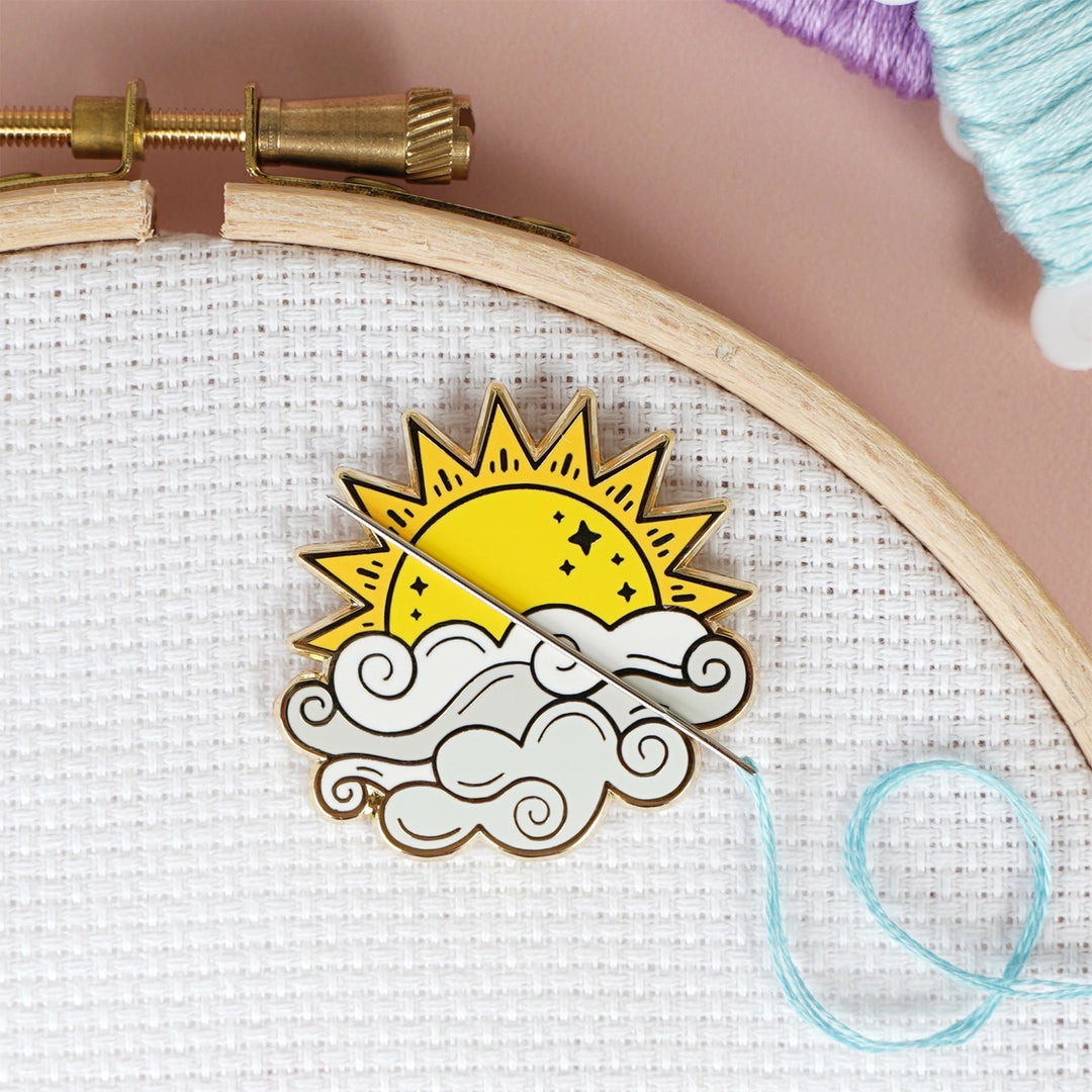 Magnetic Enamel Needle Minder - Sunshine