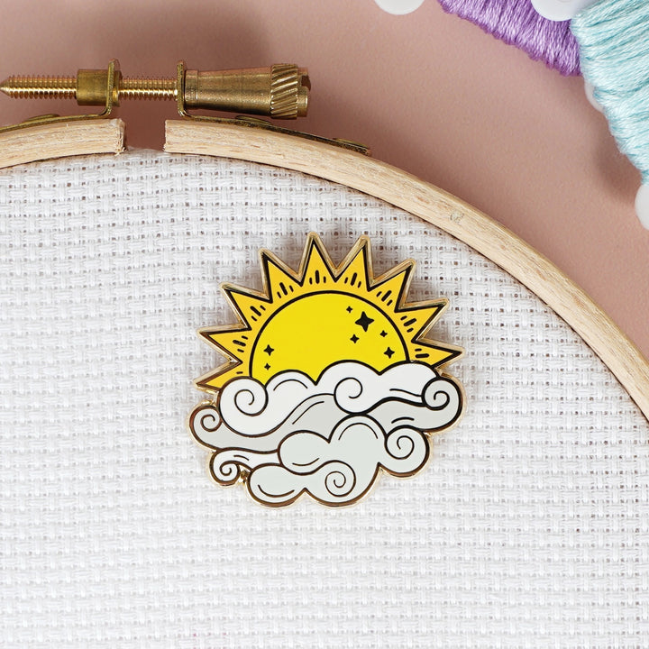 Magnetic Enamel Needle Minder - Sunshine