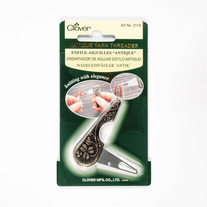 Antique Gold Yarn Needle Threader