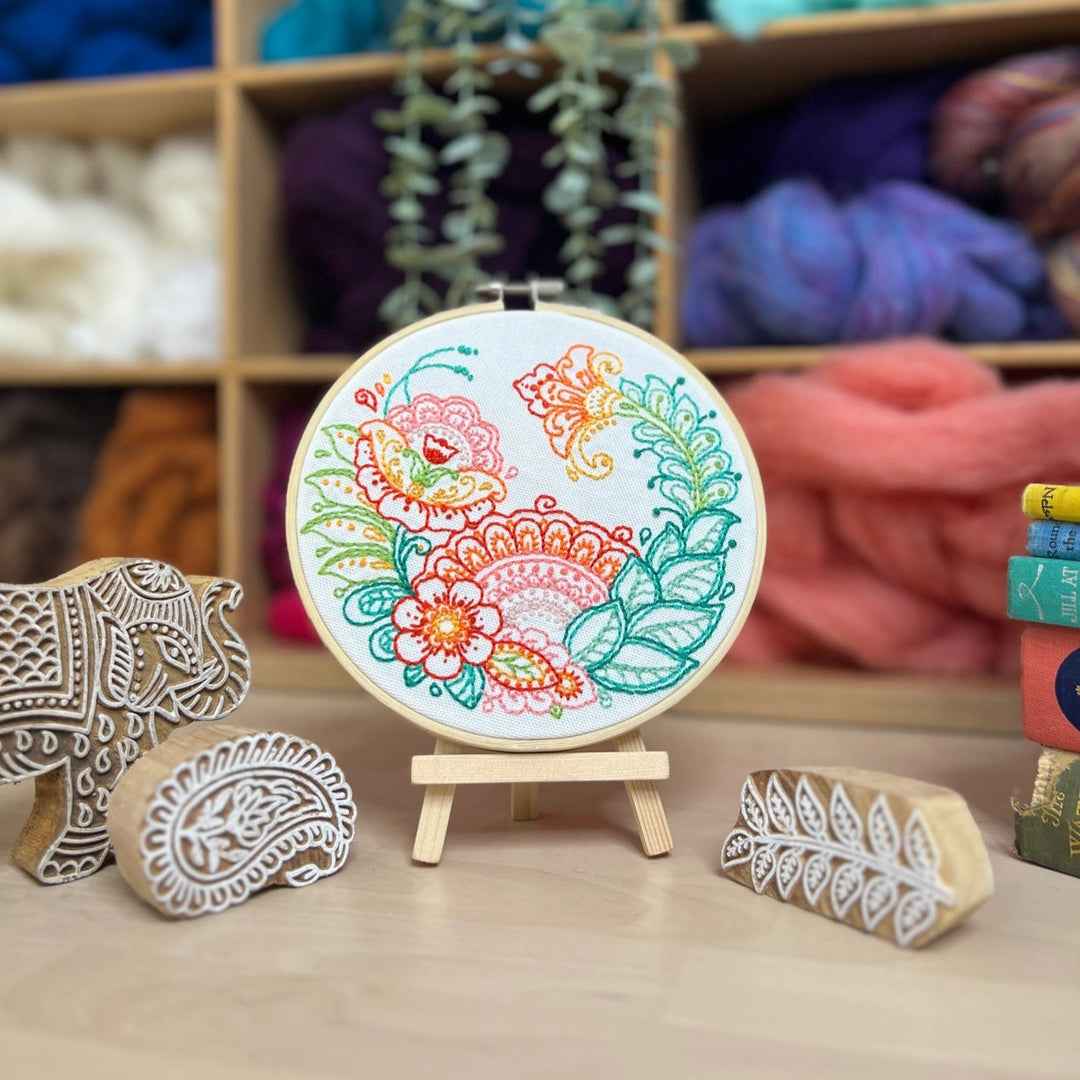 Floral Embroidery Kit