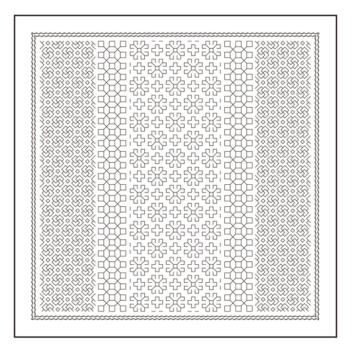 Mixed Style Sashiko Stitching Sampler - Daisy (1108 / 12108)