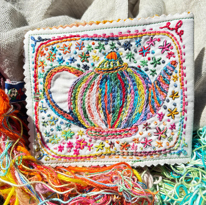 Tea & Tomatoes Needle Book Embroidery Kit