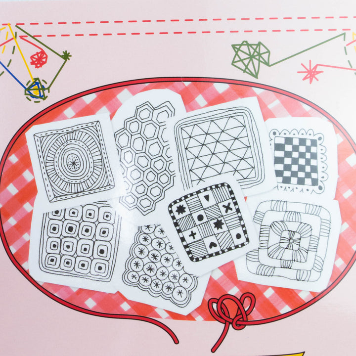 Quilting Squares Stick & Stitch Embroidery Patterns