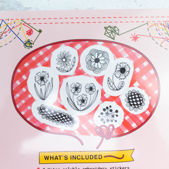 Flower Garden Stick & Stitch Embroidery Patterns