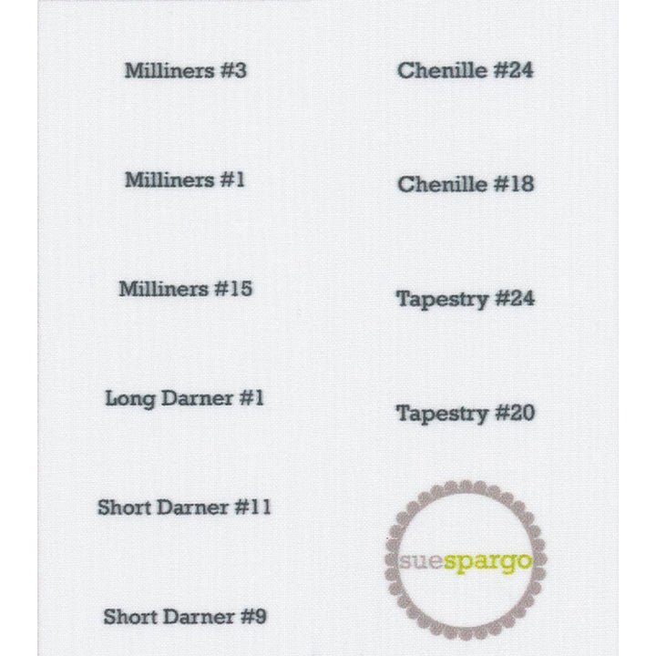 Fabric Printed Needle Labels