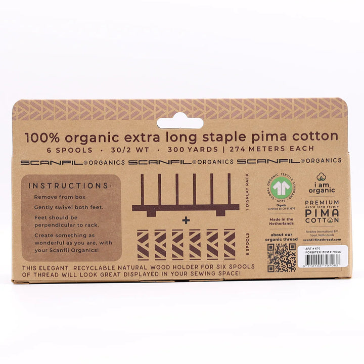 Organic Cotton Sewing Thread Set - Fashion Mix (30/2wt)