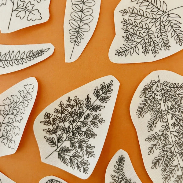 Ferns Stick & Stitch Embroidery Patterns