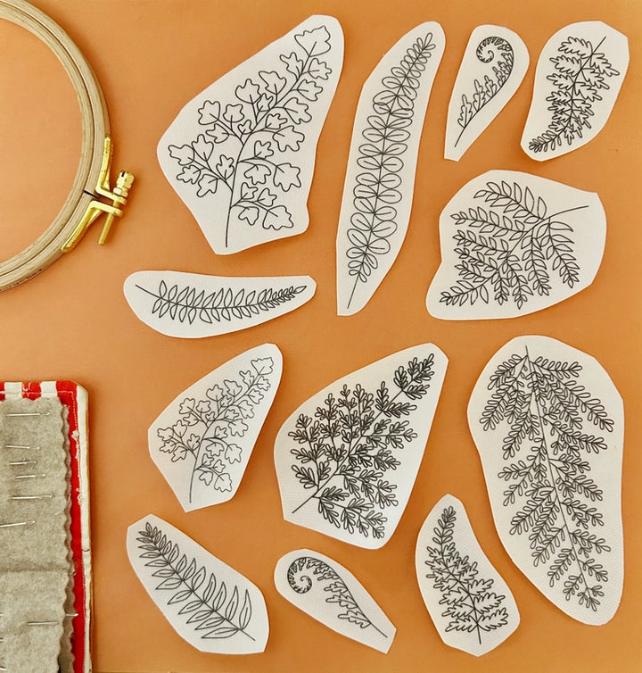 Ferns Stick & Stitch Embroidery Patterns
