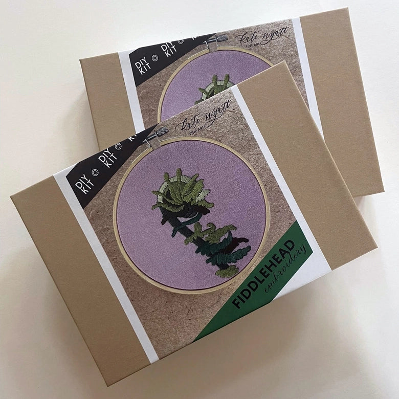 Fiddlehead Embroidery Kit