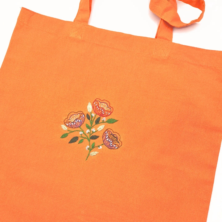 Folk Flowers Stick & Stitch Embroidery Patterns