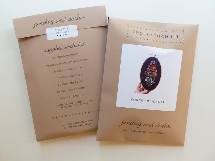 Forget Me Knots Cross Stitch Kit