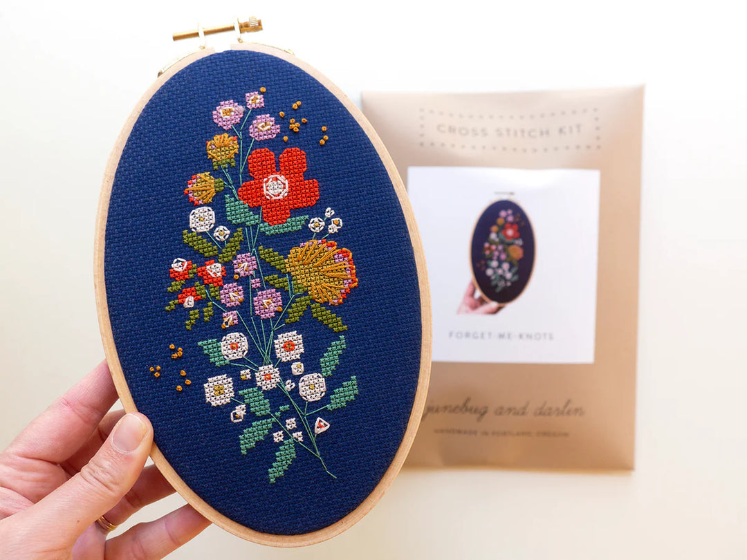 Forget Me Knots Cross Stitch Kit