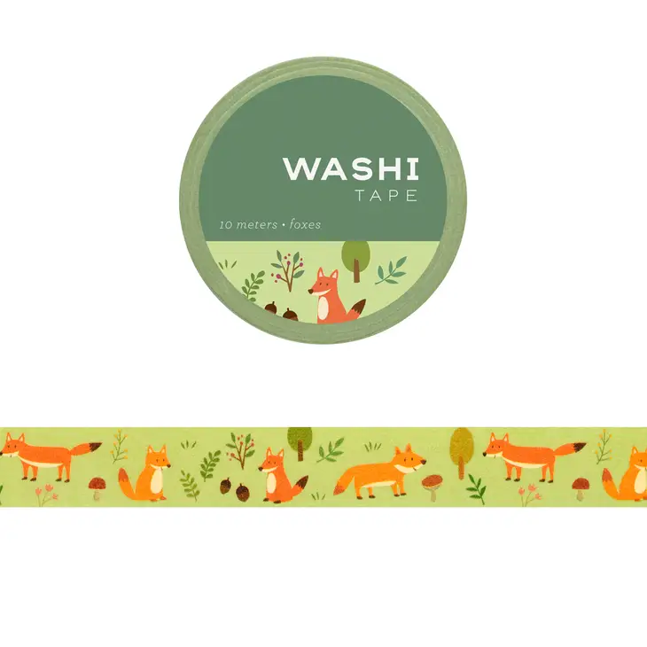 Foxes Washi Tape