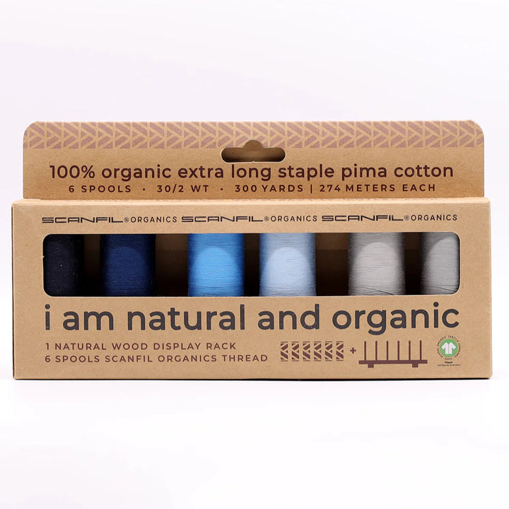 Organic Cotton Sewing Thread Set - Frosty Winter (30/2wt)