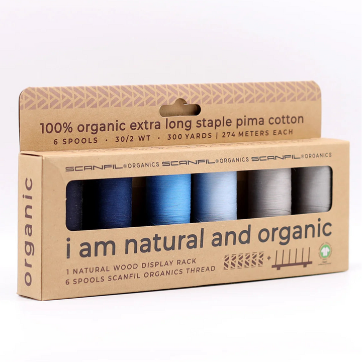 Organic Cotton Sewing Thread Set - Frosty Winter (30/2wt)