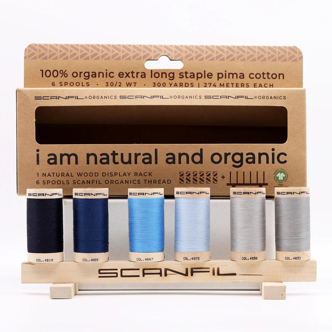 Organic Cotton Sewing Thread Set - Frosty Winter (30/2wt)