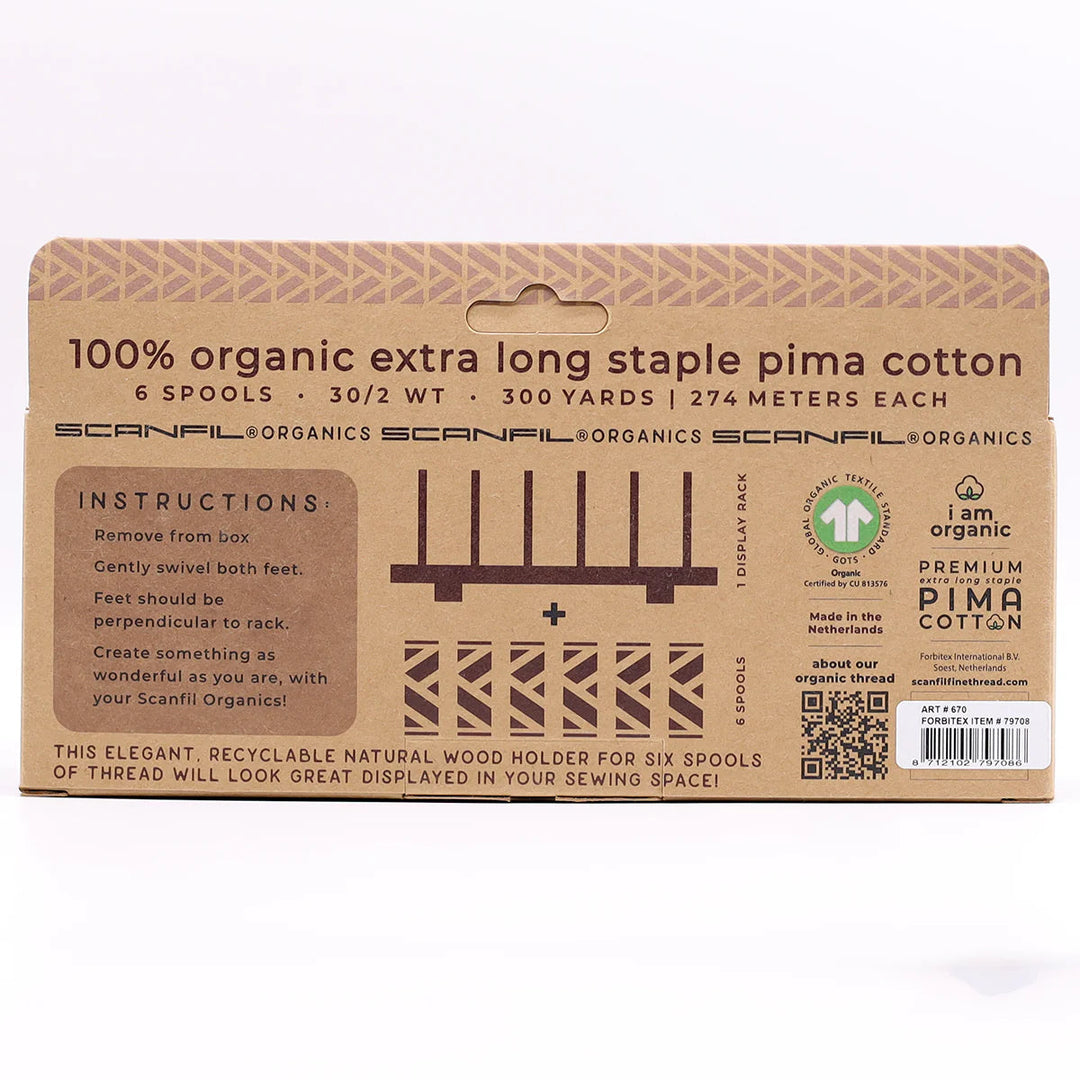 Organic Cotton Sewing Thread Set - Frosty Winter (30/2wt)