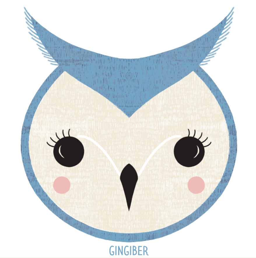 Woodland Owl Vinyl Sticker