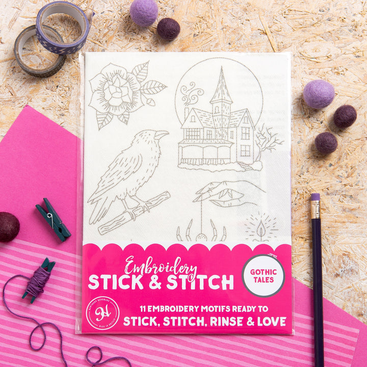 Gothic Tales Stick & Stitch Embroidery Patterns