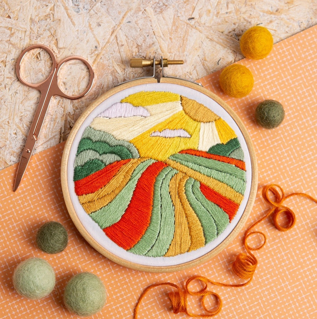 Harvest Time Mini Embroidery Kit