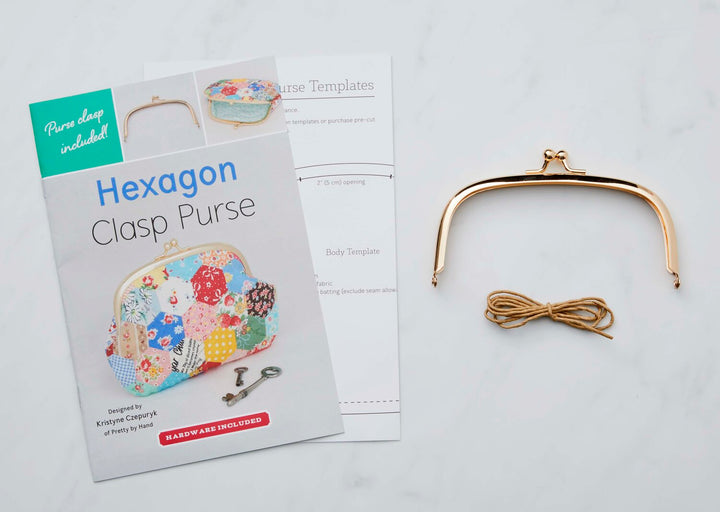 Hexagon Clasp Purse Pattern & Hardware