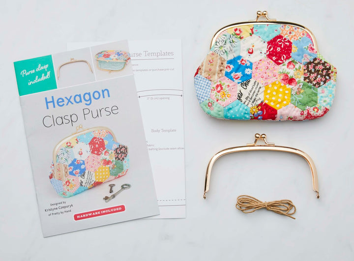 Hexagon Clasp Purse Pattern & Hardware