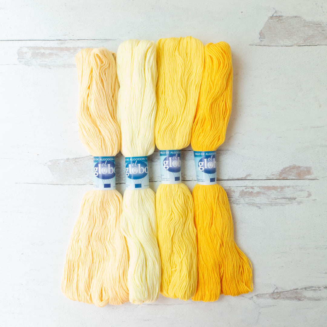 Hilo Vela El Globo Embroidery Thread - Yellows
