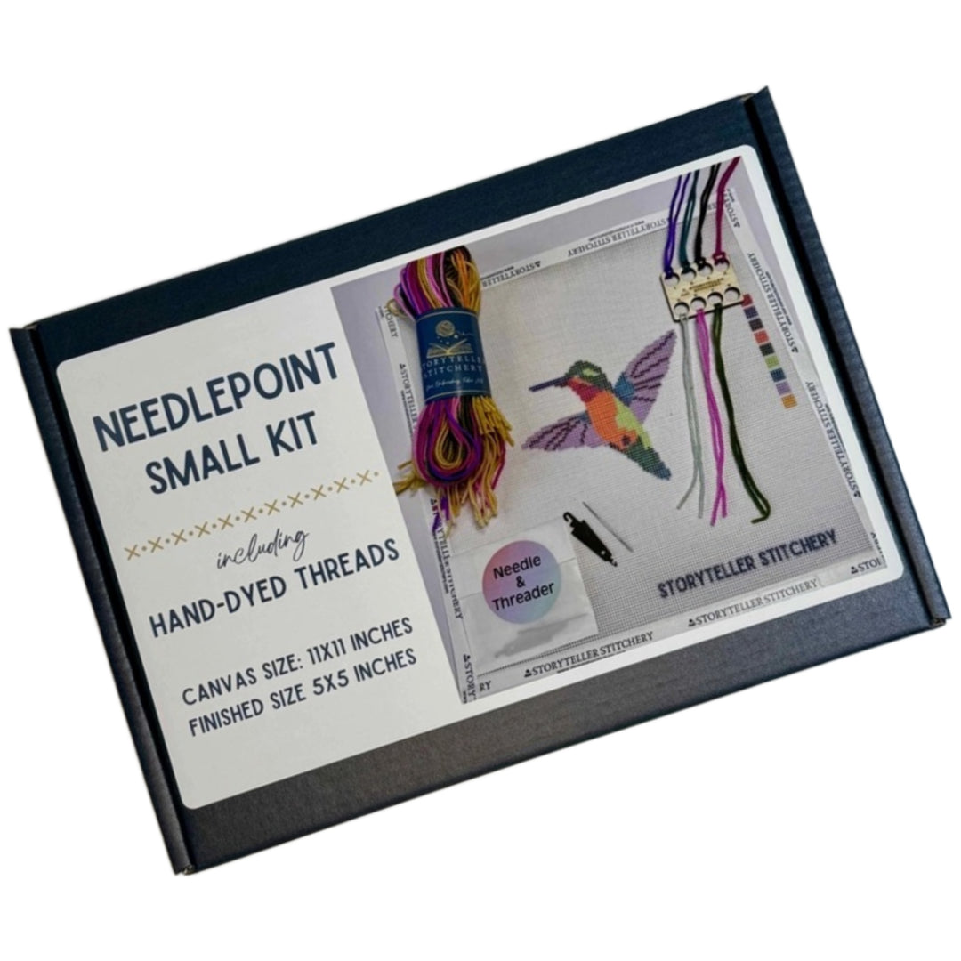 Modern Needlepoint Kit - Hummingbird