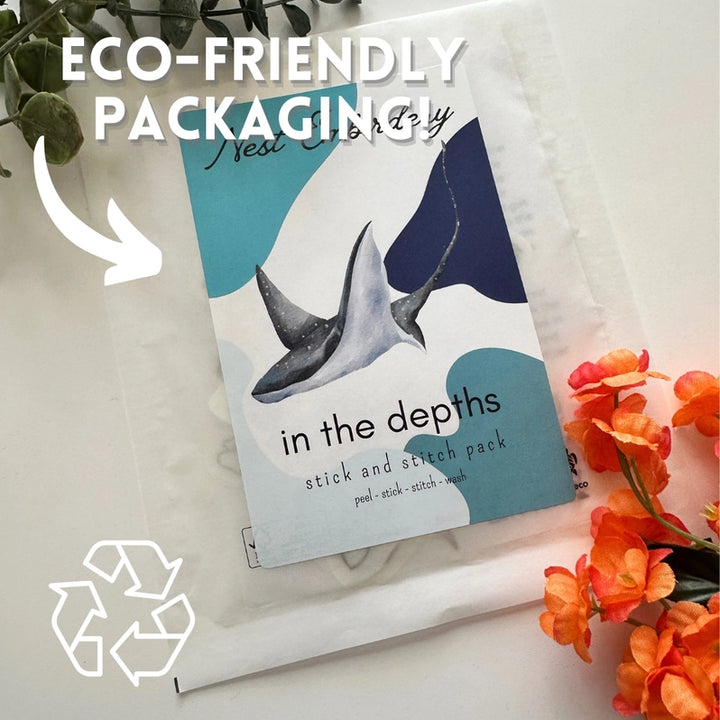 In the Depths Stick & Stitch Embroidery Patterns Set