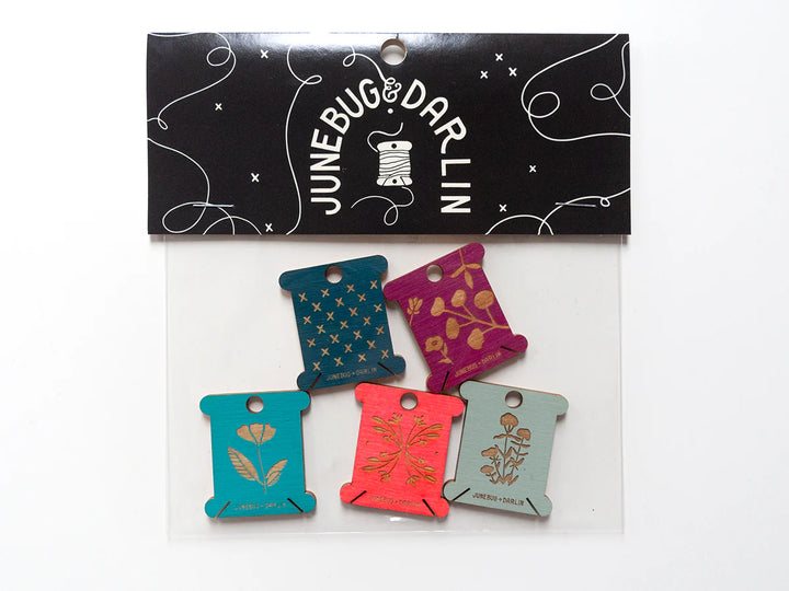 Wooden Floss Bobbins (5 pack)