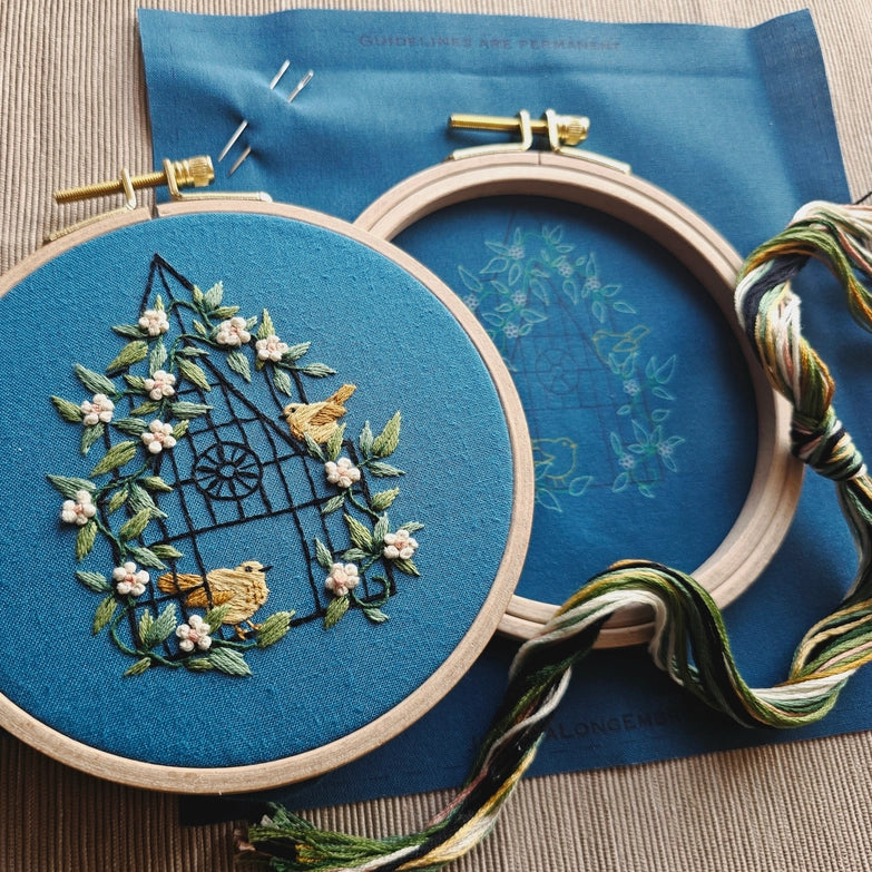 Fly Free Bird Embroidery Kit