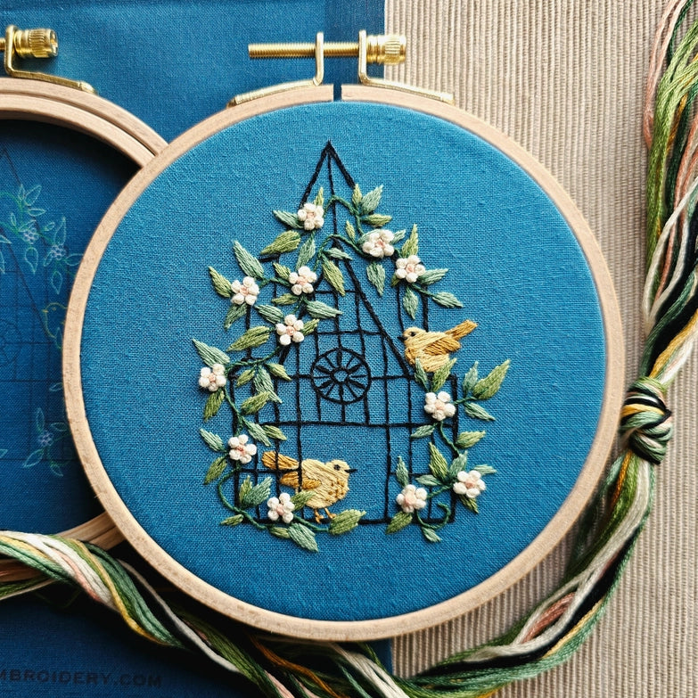 Fly Free Bird Embroidery Kit