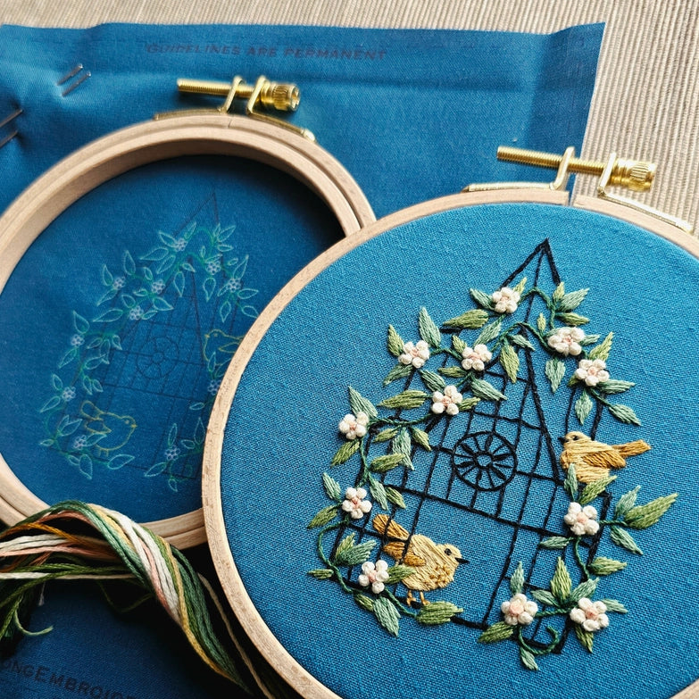 Fly Free Bird Embroidery Kit