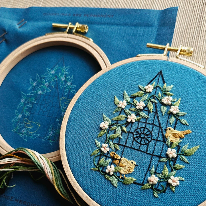 Fly Free Bird Embroidery Kit