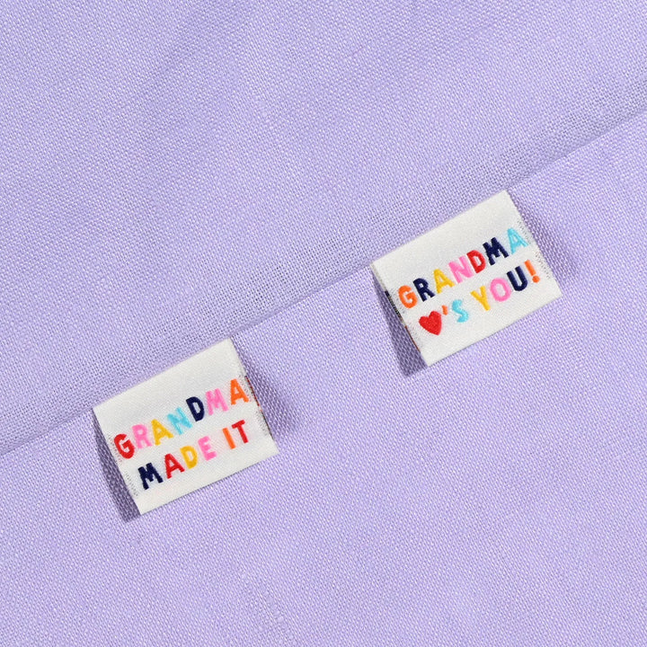 GRANDMA MADE IT Woven Labels