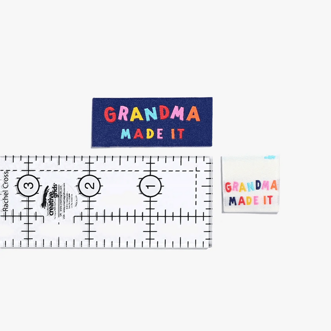 GRANDMA MADE IT Woven Labels