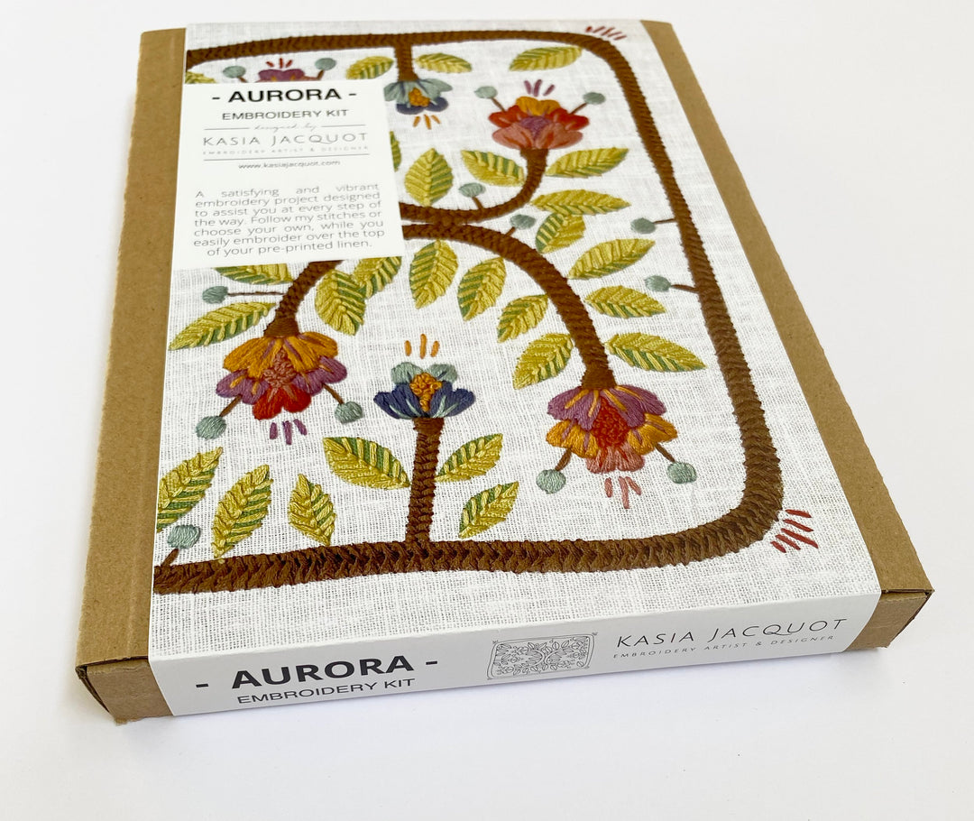 Modern Embroidery Kit - Aurora
