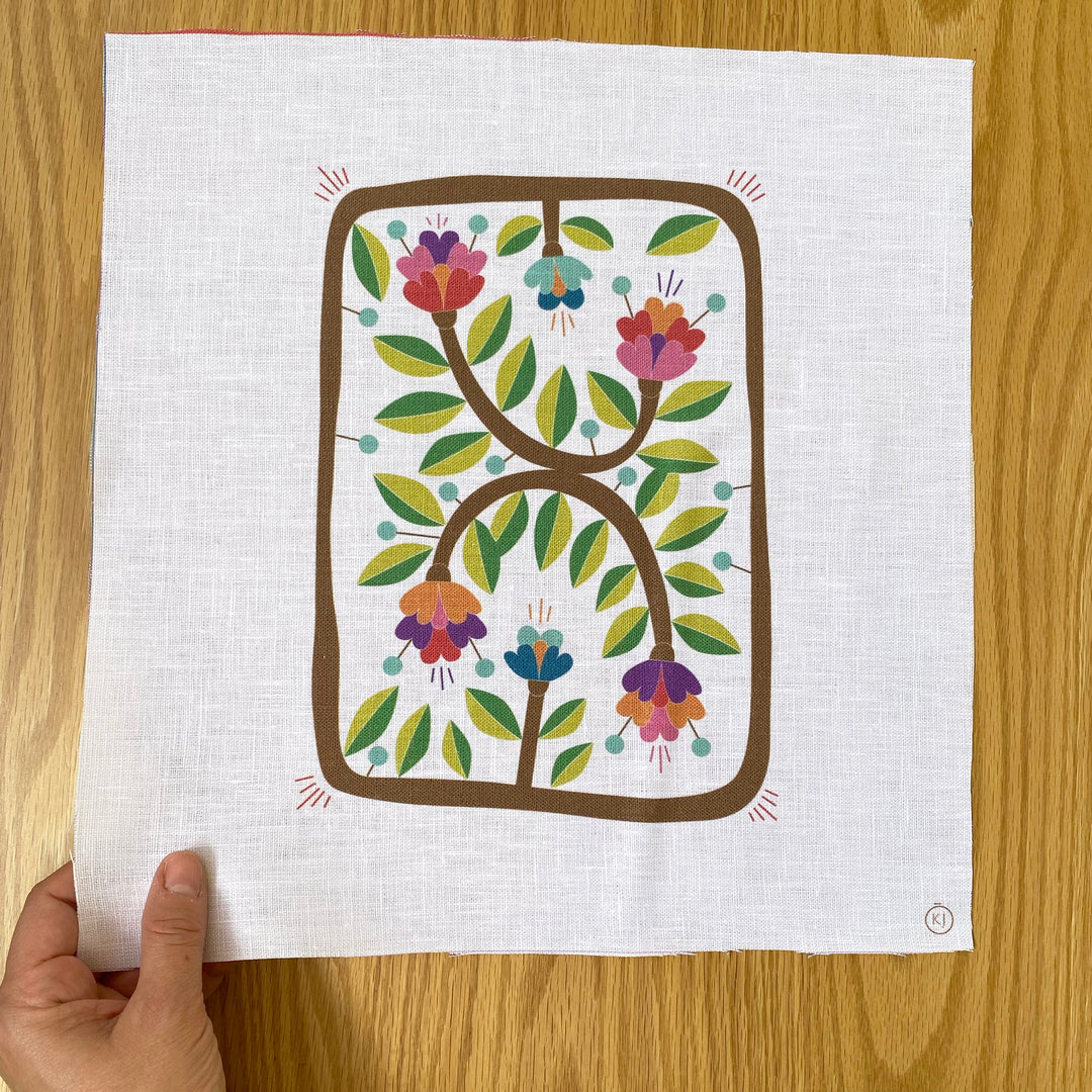 Modern Embroidery Kit - Aurora