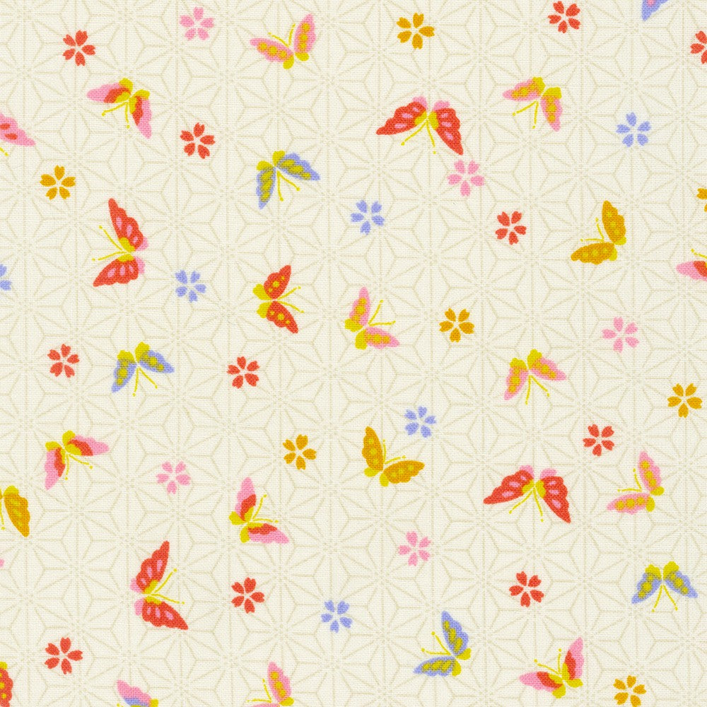 Sevenberry Kiku :: Butterflies in Cream