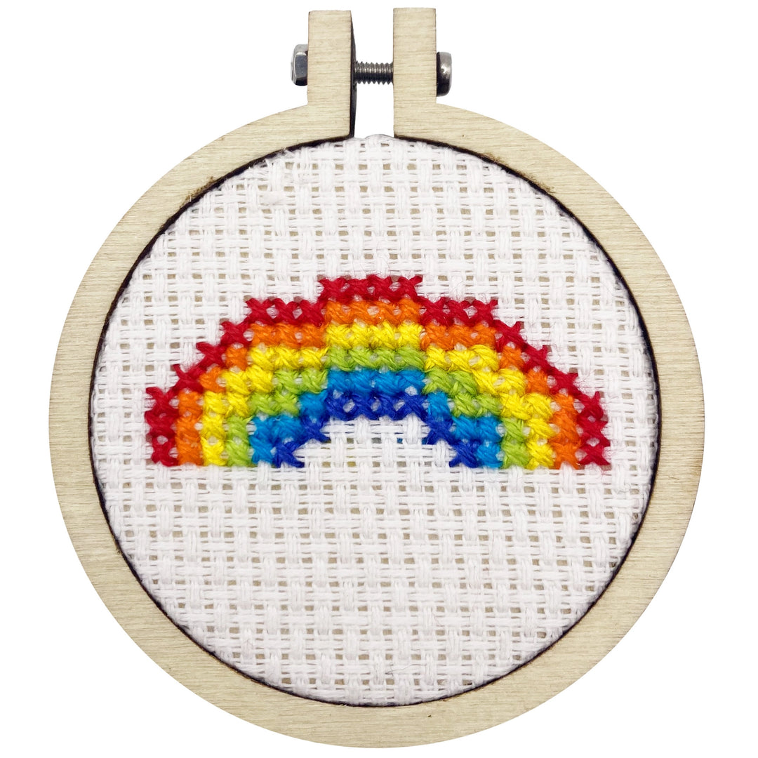 Mini Matchbox Cross Stitch Kit - Love is Love