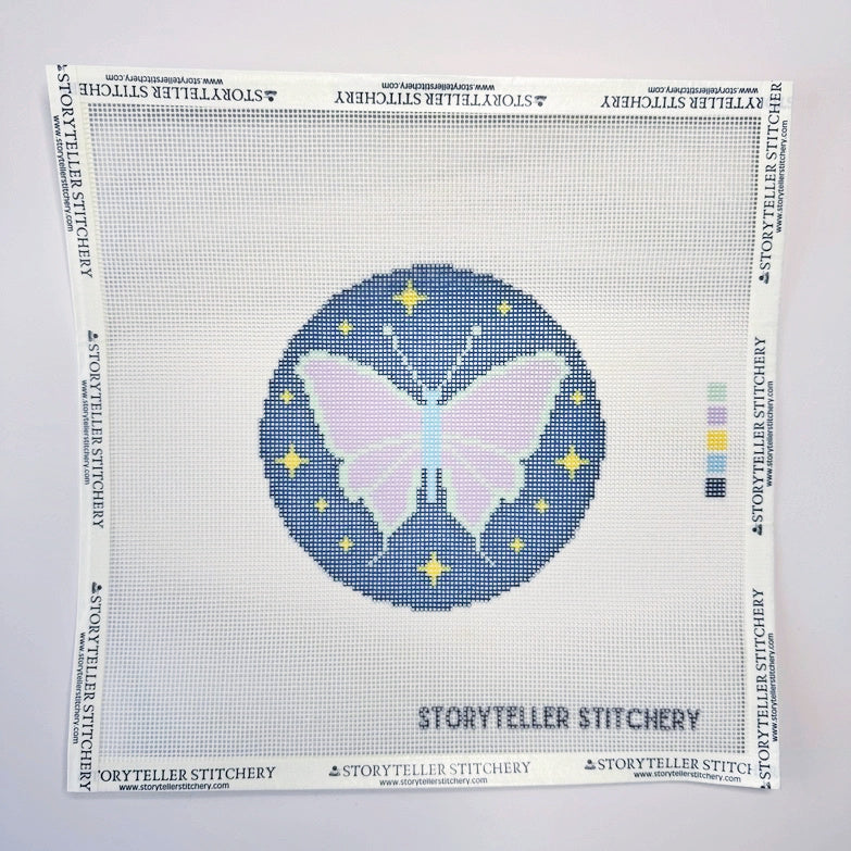 Modern Needlepoint Kit - Lunar Moth