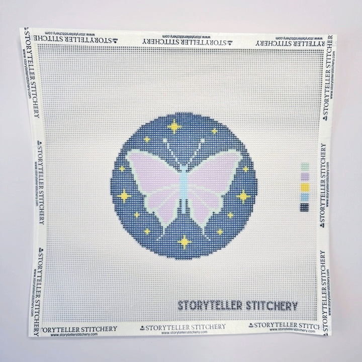 Modern Needlepoint Kit - Lunar Moth