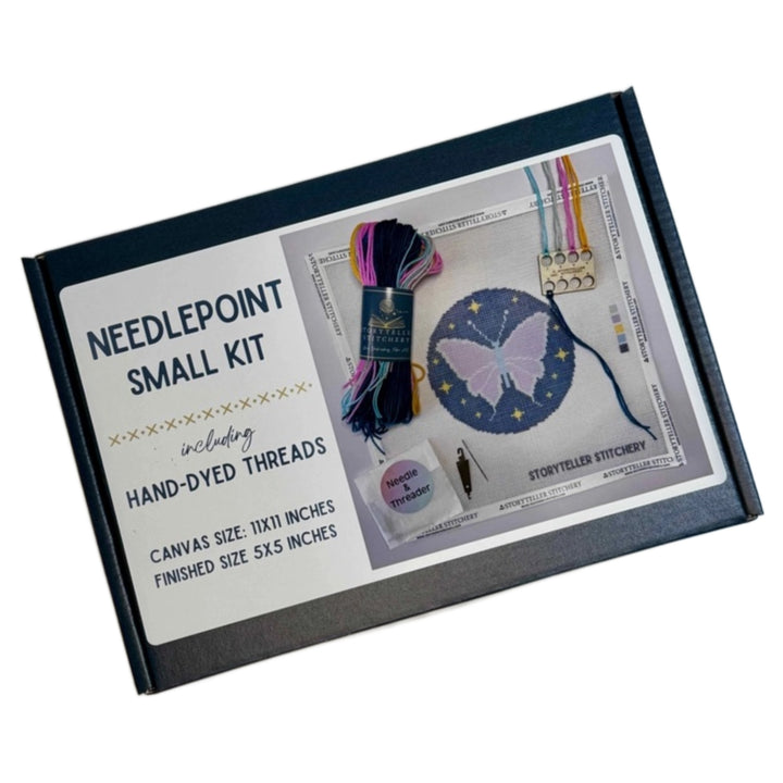 Modern Needlepoint Kit - Lunar Moth