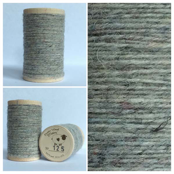 Rustic Pure Wool Thread - Medium Gray (125)