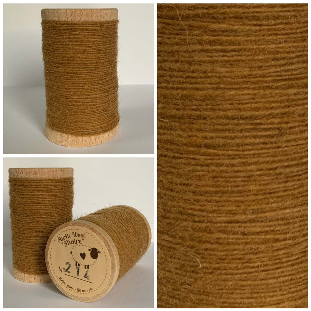 Rustic Pure Wool Thread - Goldenrod (214)