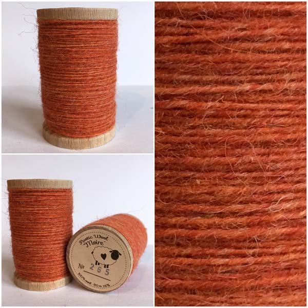 Rustic Pure Wool Thread - Pumpkin (265)