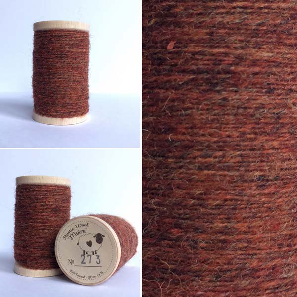 Rustic Pure Wool Thread - Burnt Orange (273)
