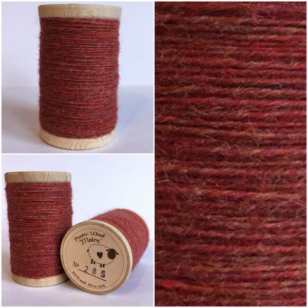 Rustic Pure Wool Thread - Maroon (285)